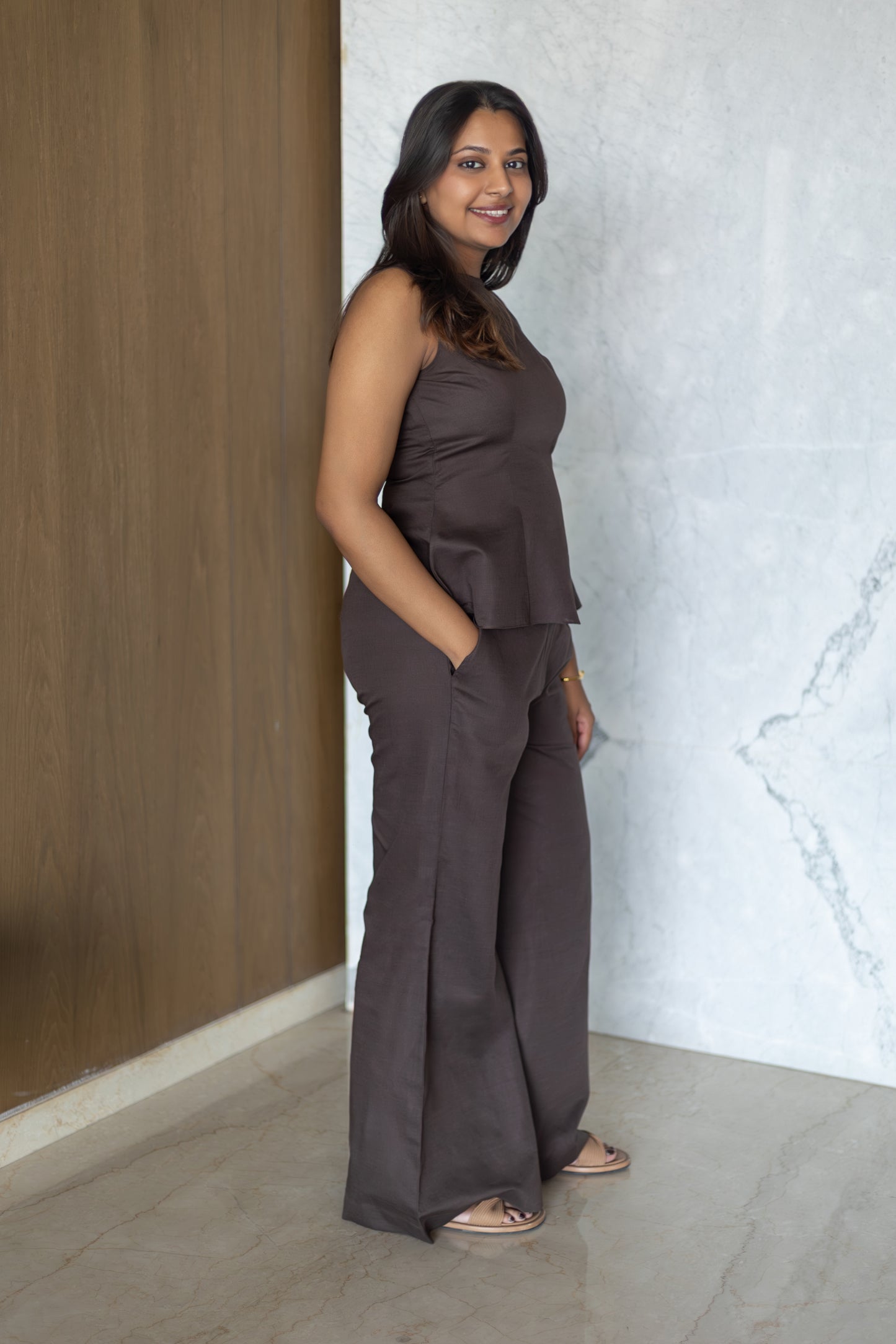 Hailey Pants- Chocolate Brown