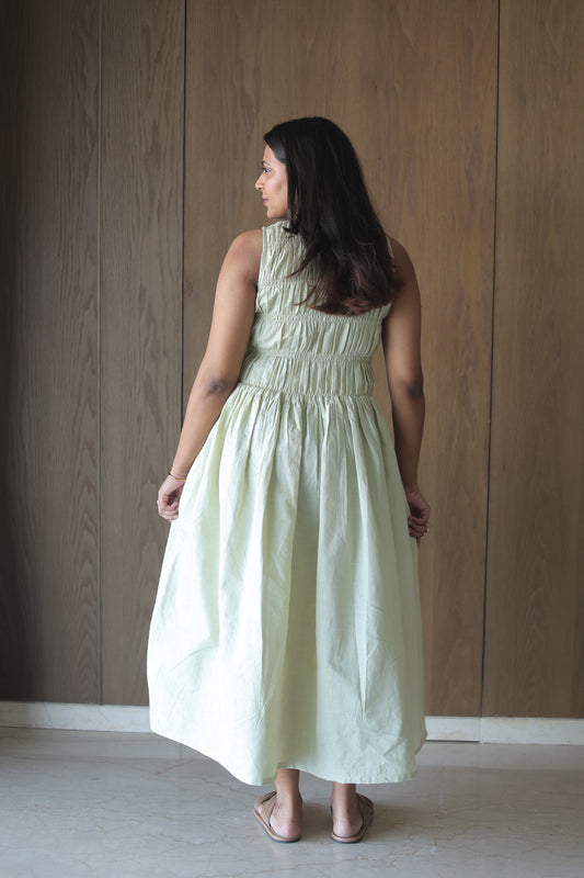 Reverie Dress - Pistacchio Green