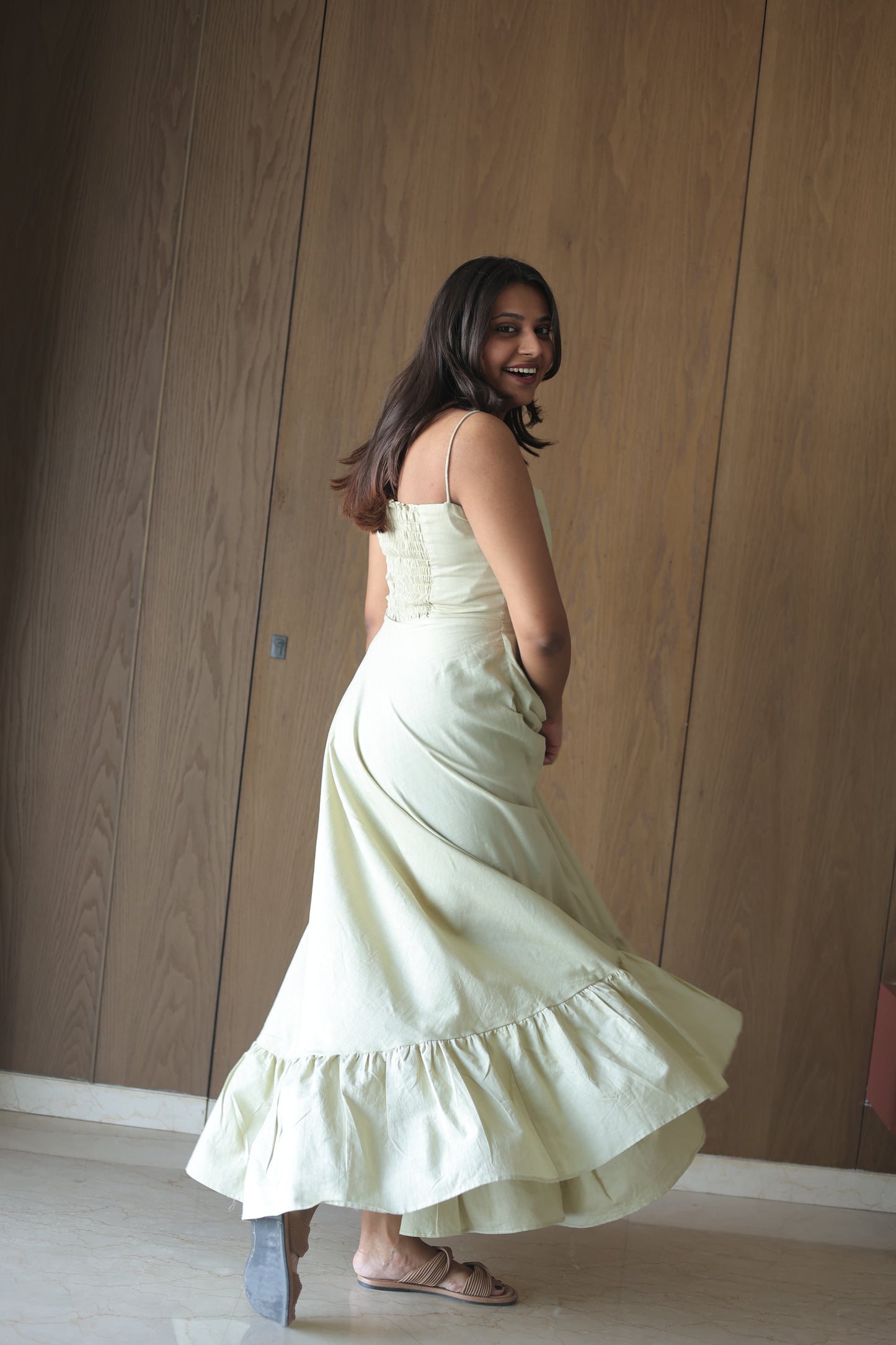 Esme Dress - Pistacchio Green