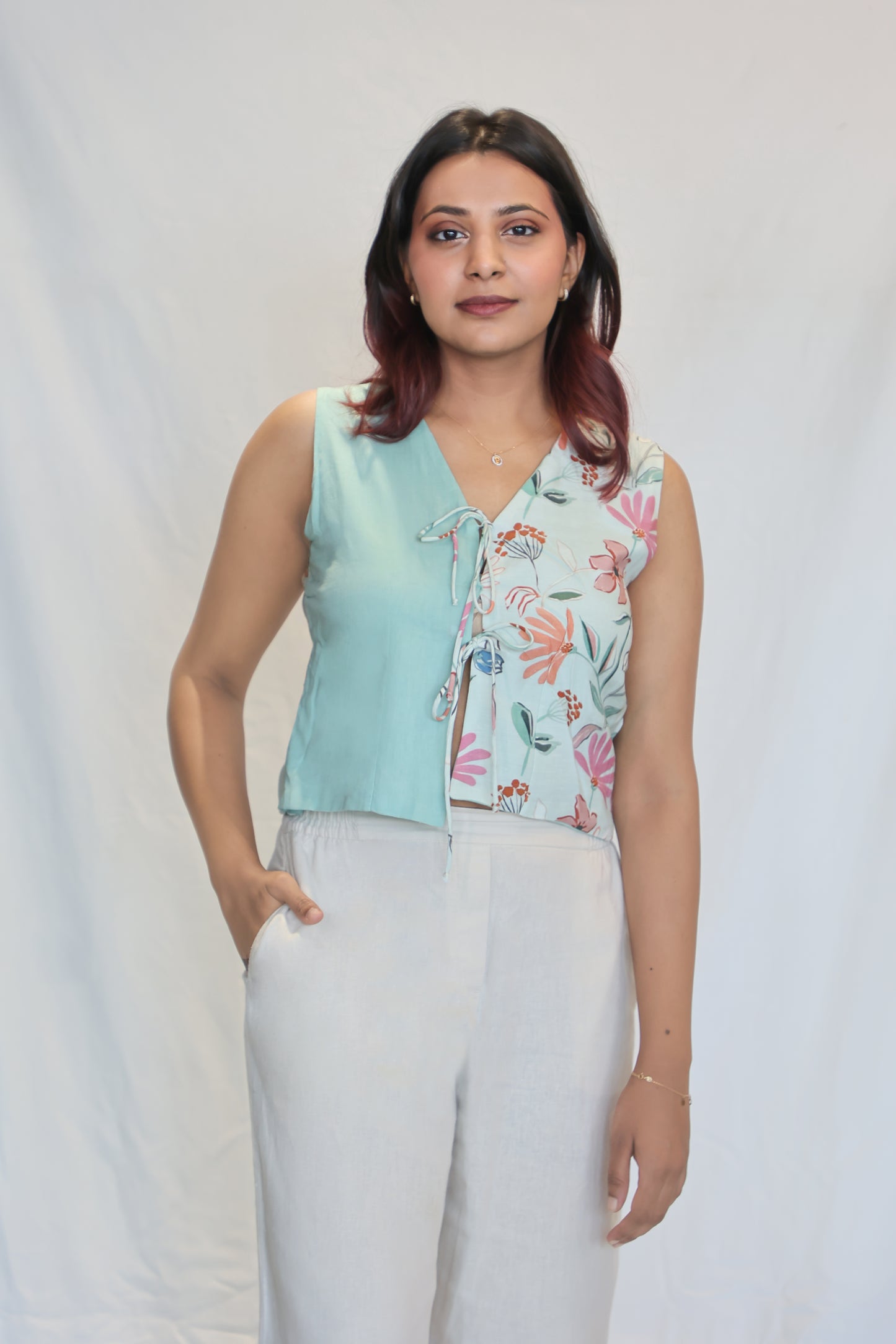 Willow Linen Vest Top