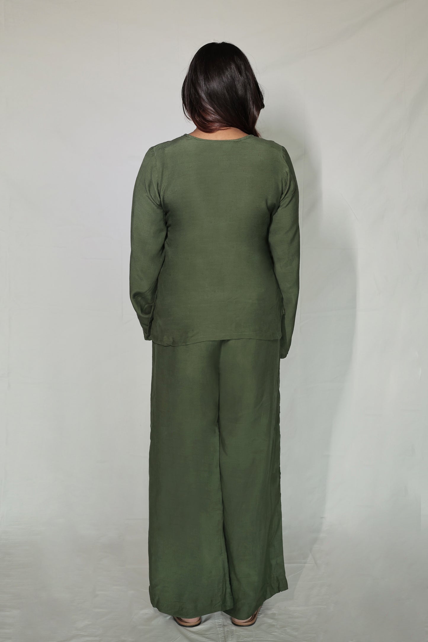 Evergreen Linen Co-ord Set