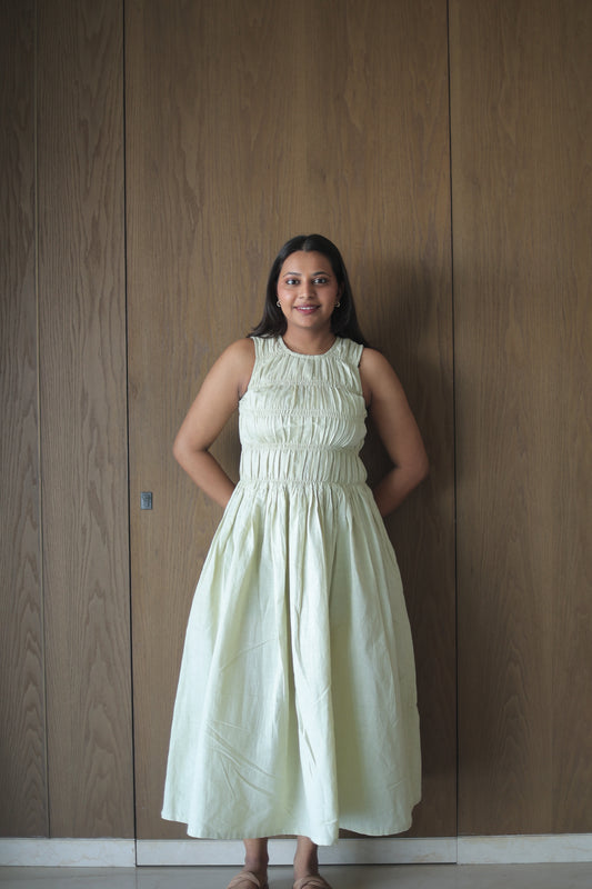 Reverie Dress - Pistacchio Green