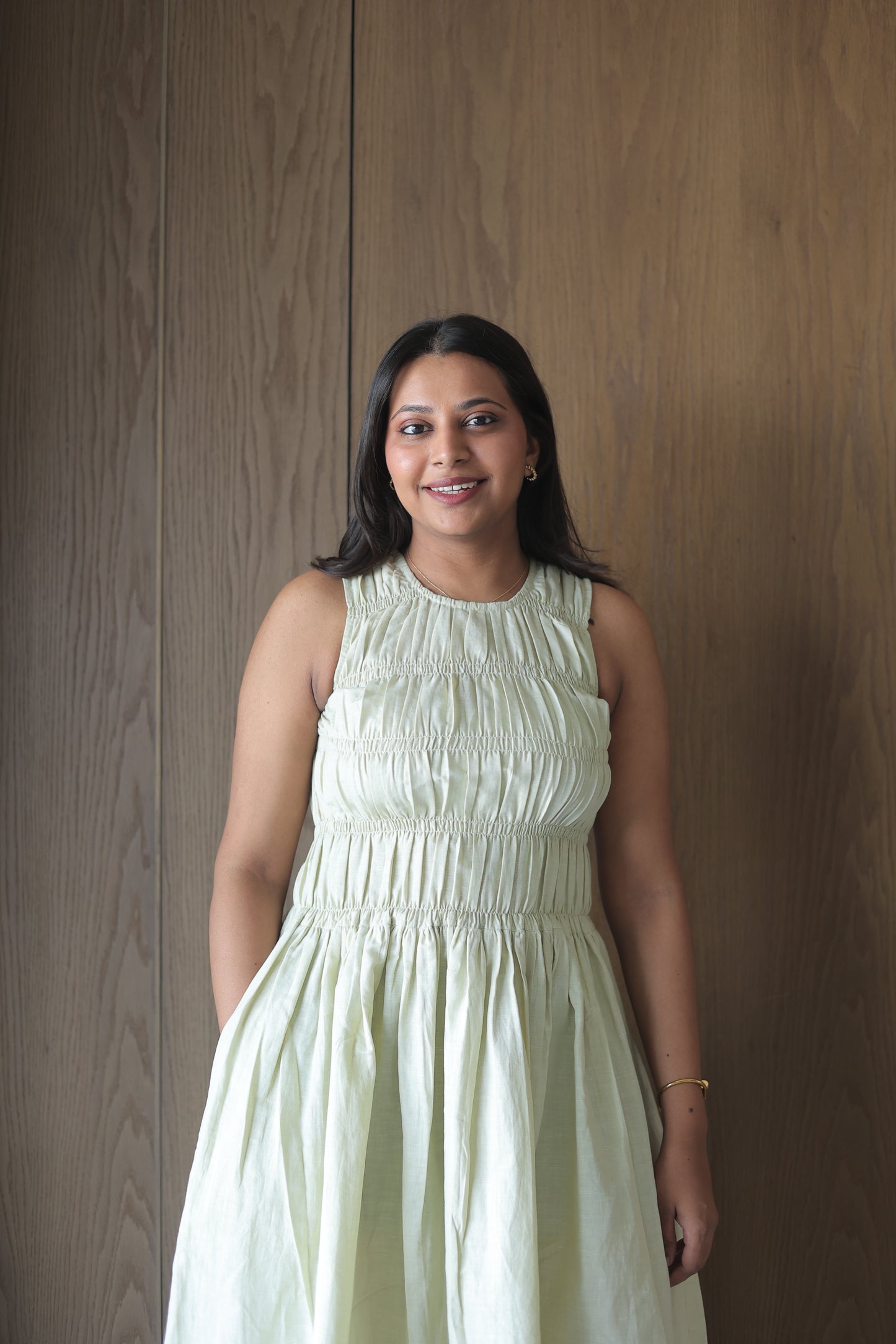 Reverie Dress - Pistacchio Green