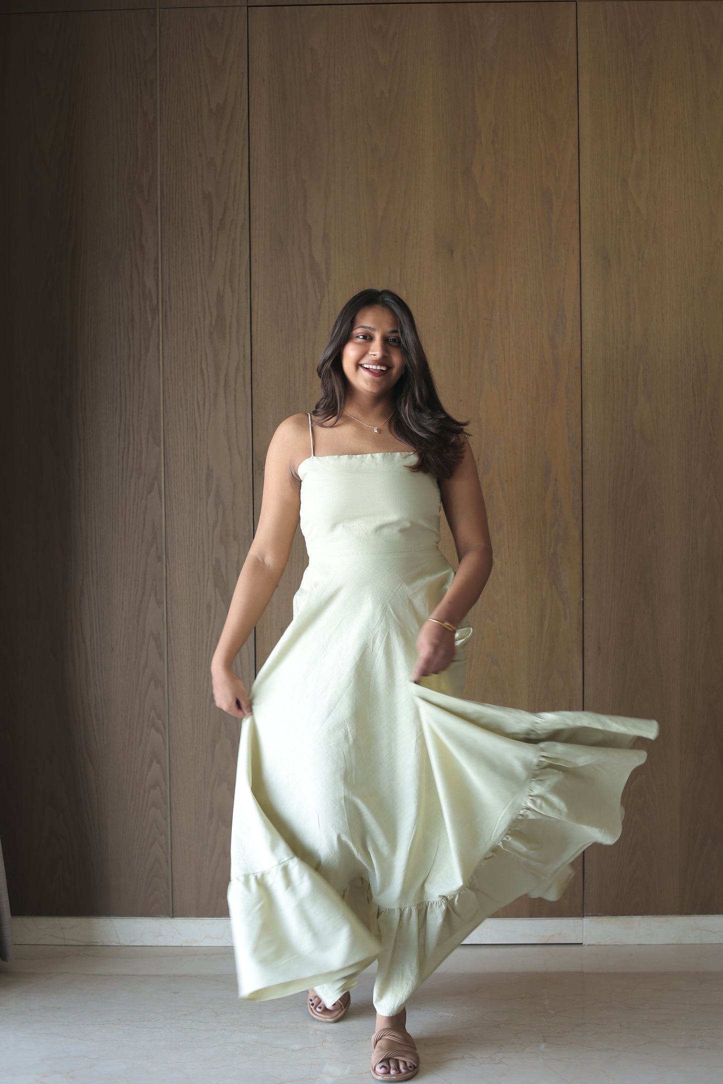 Esme Dress - Pistacchio Green