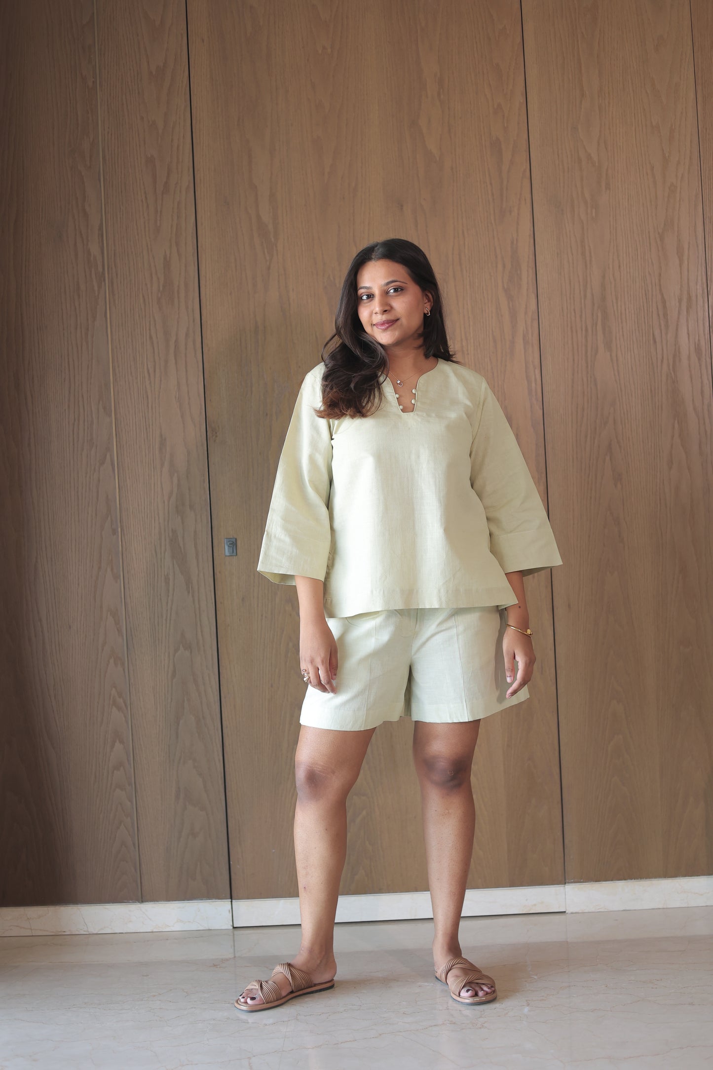 Celine Set - Pistacchio Green