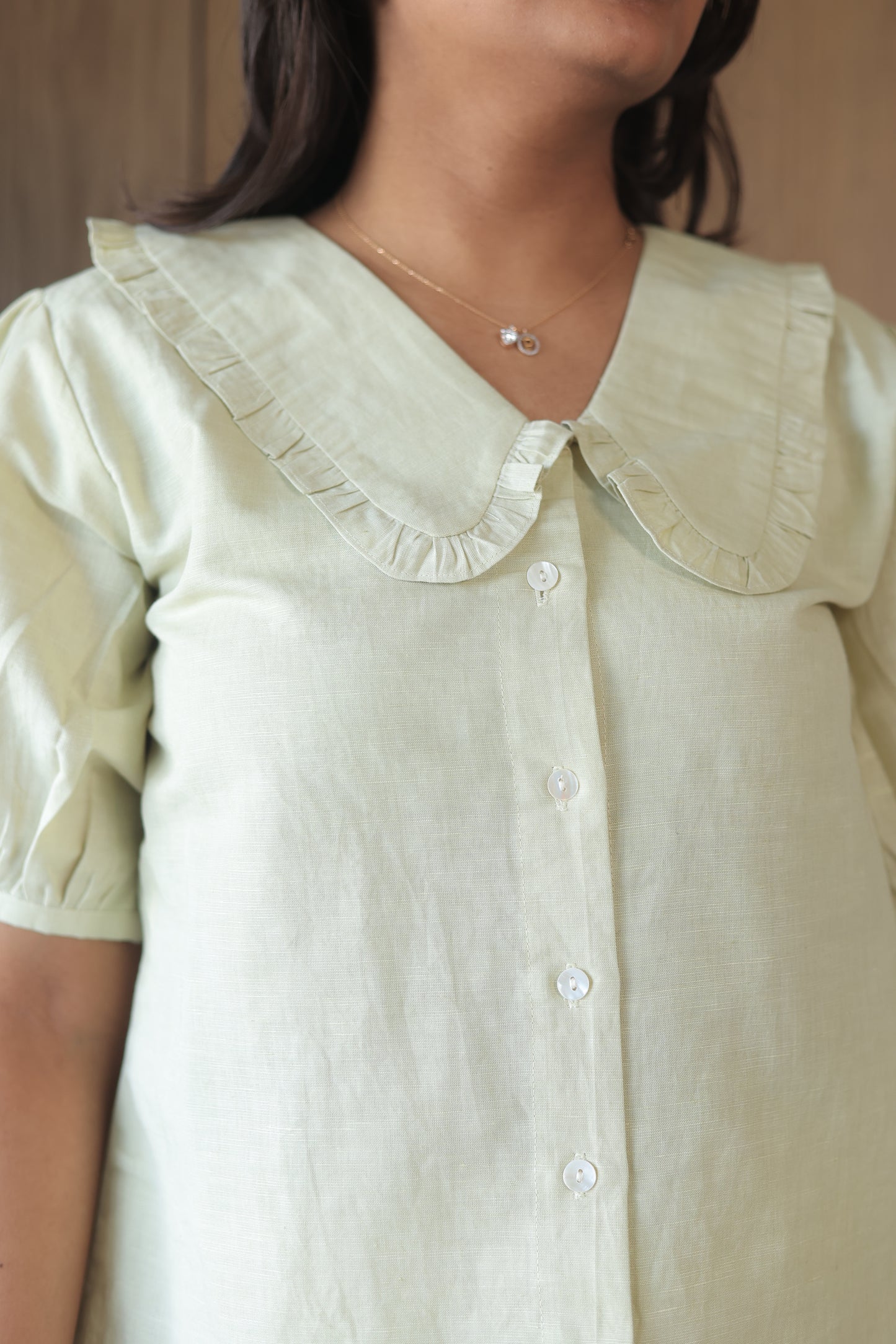 Irene Top - Pistacchio Green