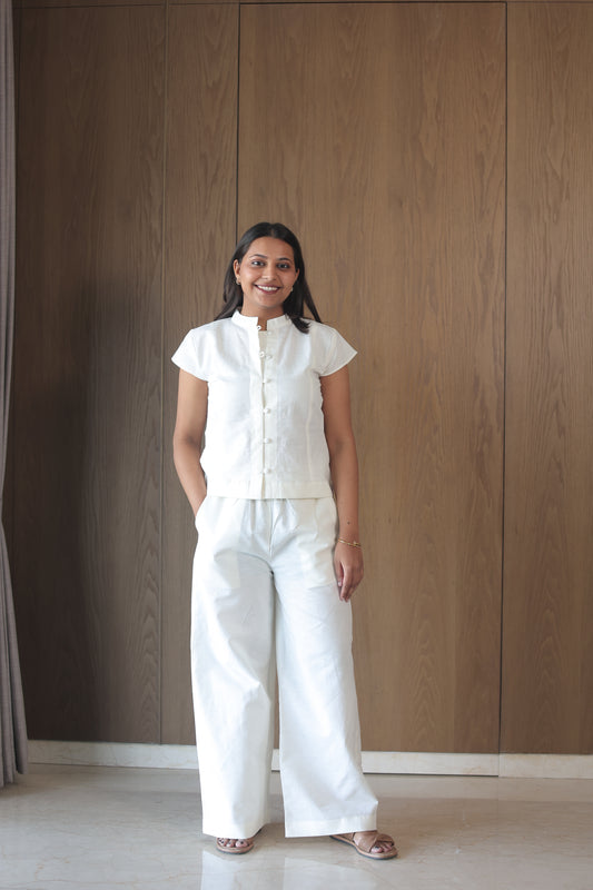 Ease Coord Set- Vanilla White