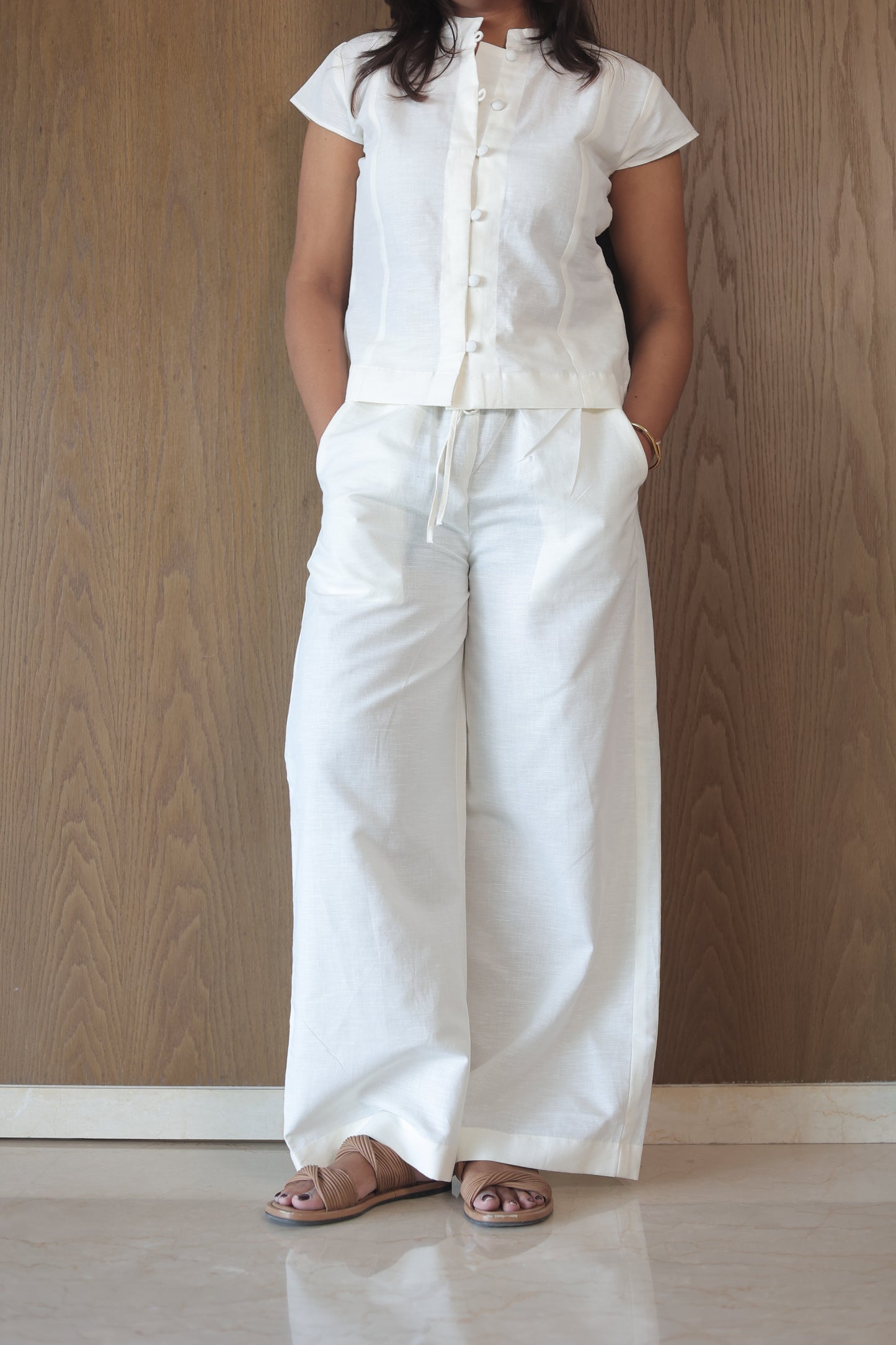 Ease Pants- Vanilla White