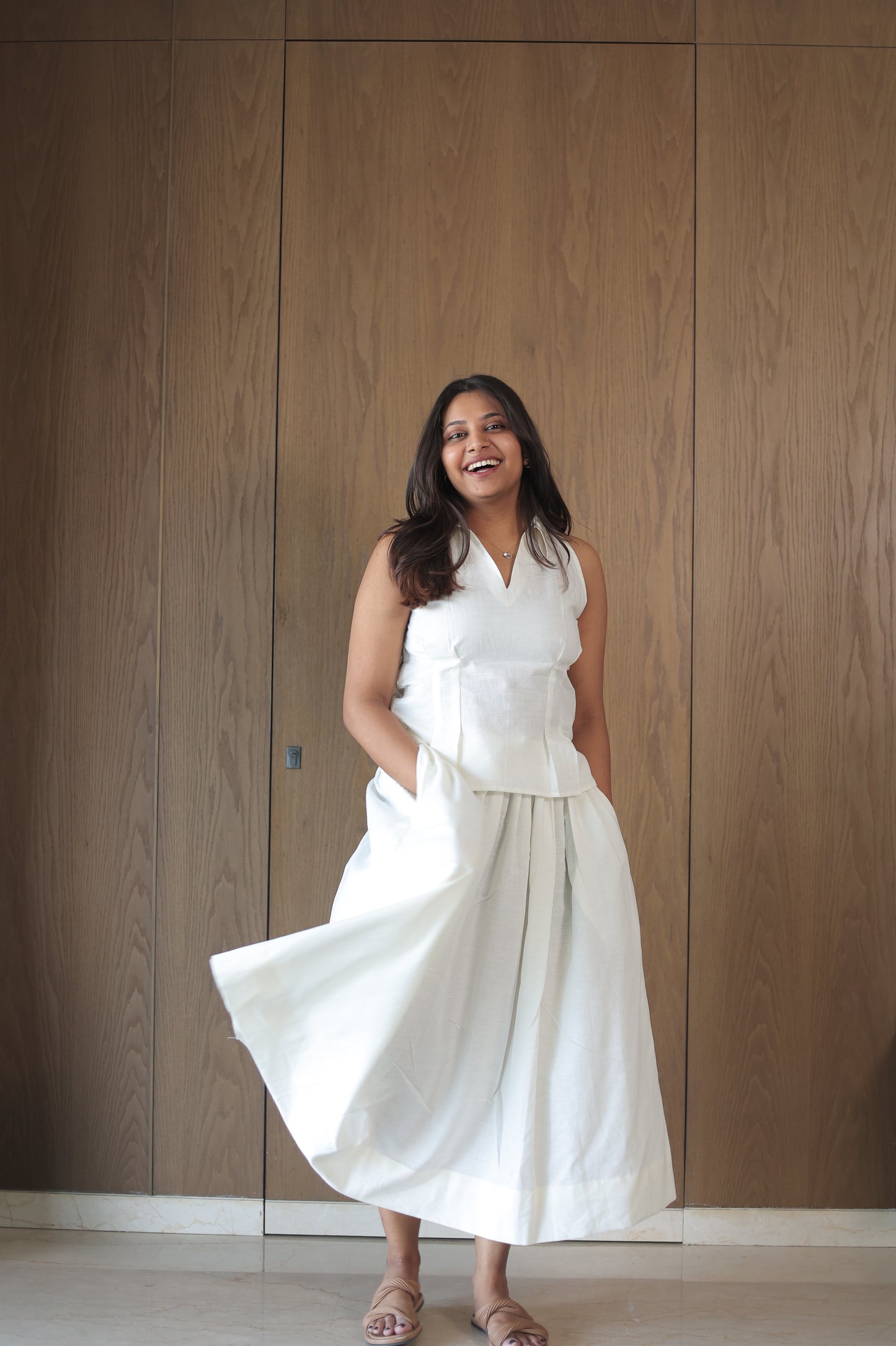 Grace Skirt - Vanilla White