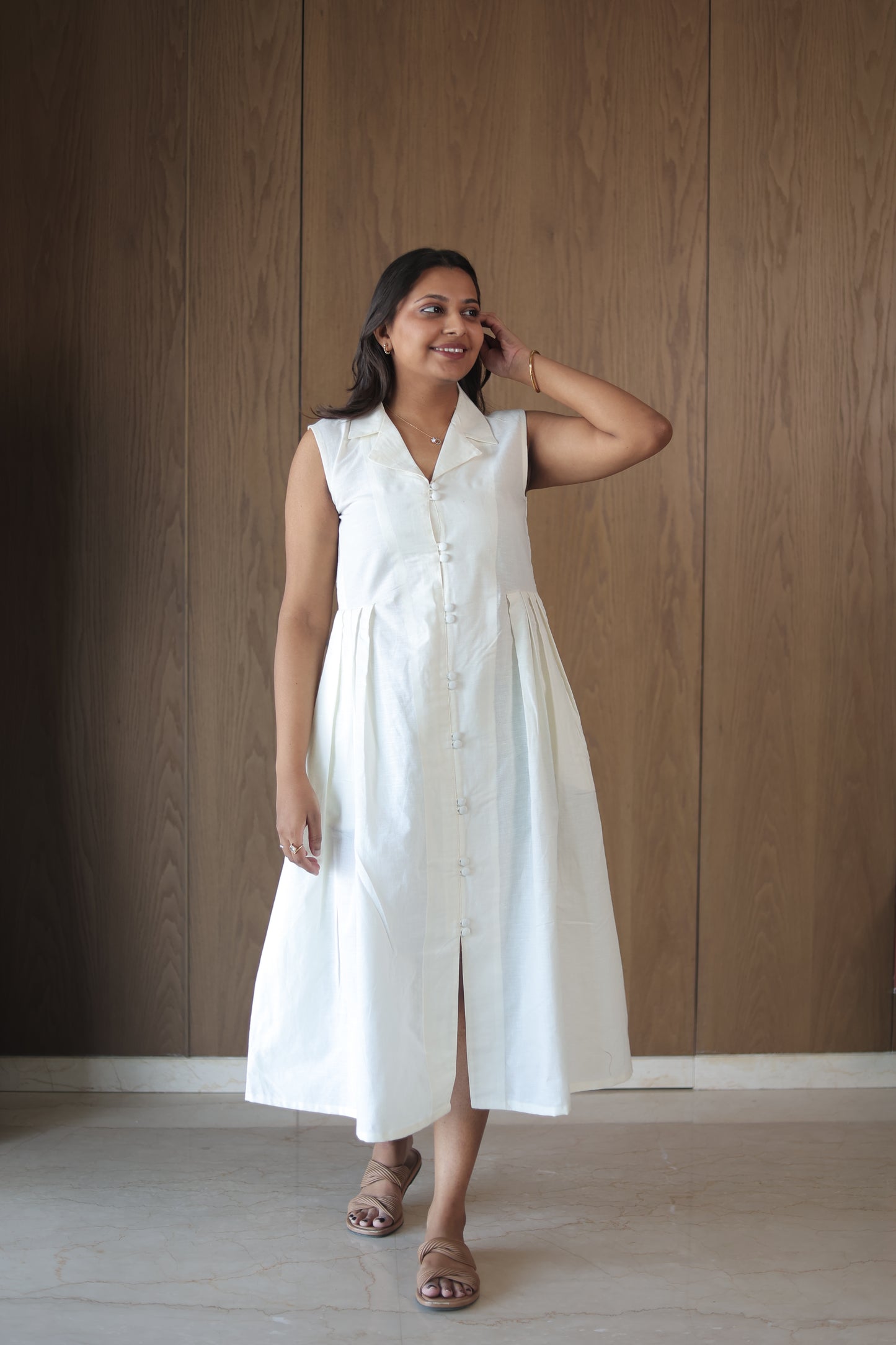 Tranquil Dress - Vanilla White