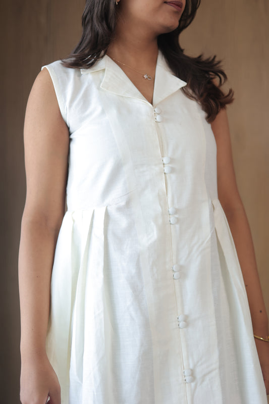 Tranquil Dress - Vanilla White