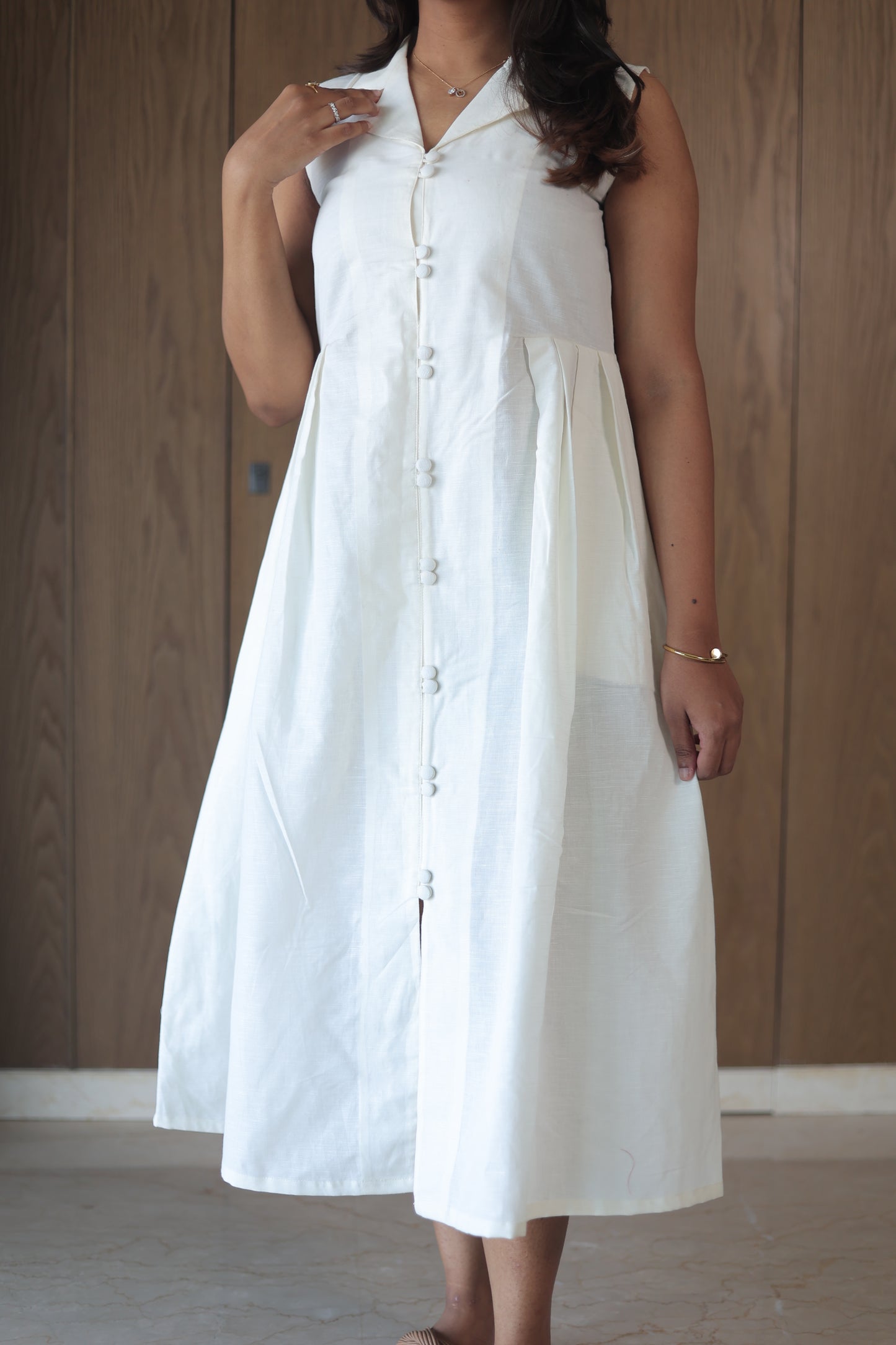 Tranquil Dress - Vanilla White