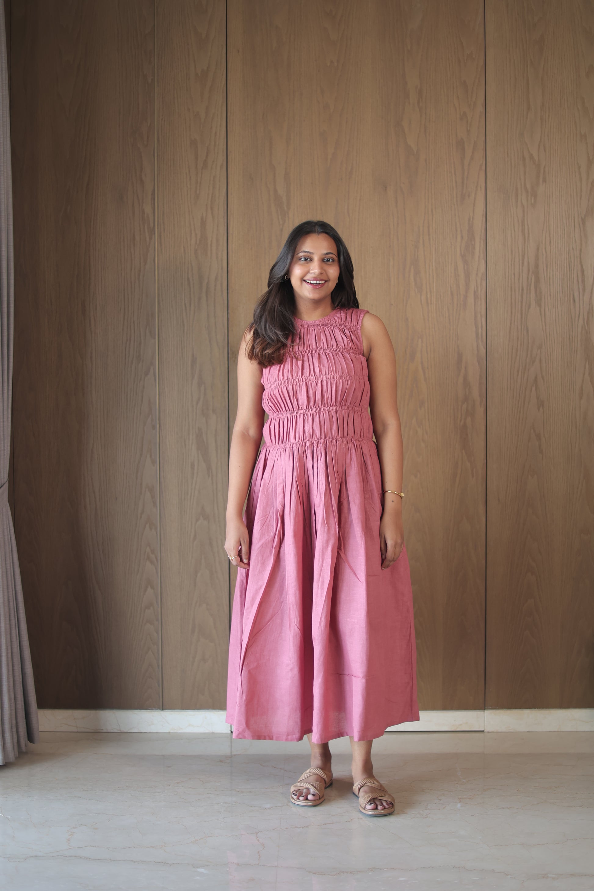 fig pink dress Girls ballroom dance dress by FD Company style Dress PL-1449 KW/Fig (Pink trim)
