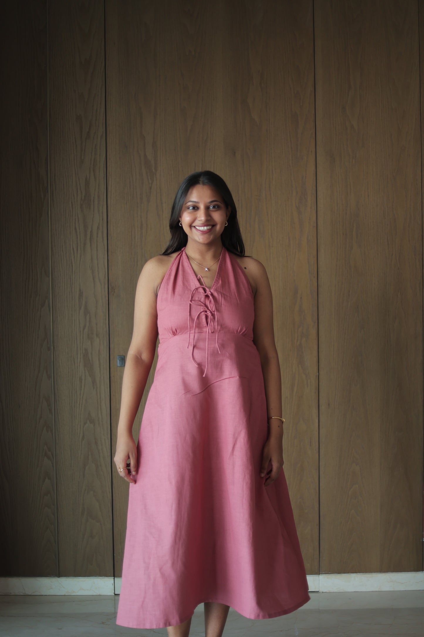 Meadow Dress - Fig Pink