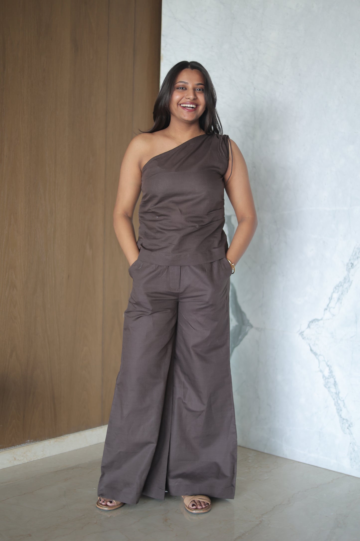 Iris Top - Chocolate Brown